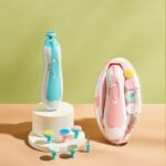 Baby Care Electric Nail Trimmer Set Kids Nail Scissors Grooming Tool Baby Care Safety Manicure Pedicure Clipper Cutter For Newborn