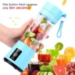 Portable Juice Blender Usb Juicer Cup Multi Function Fruit Mixer Six Blade Mixing Machine Smoothies Mini Juice Making Cup