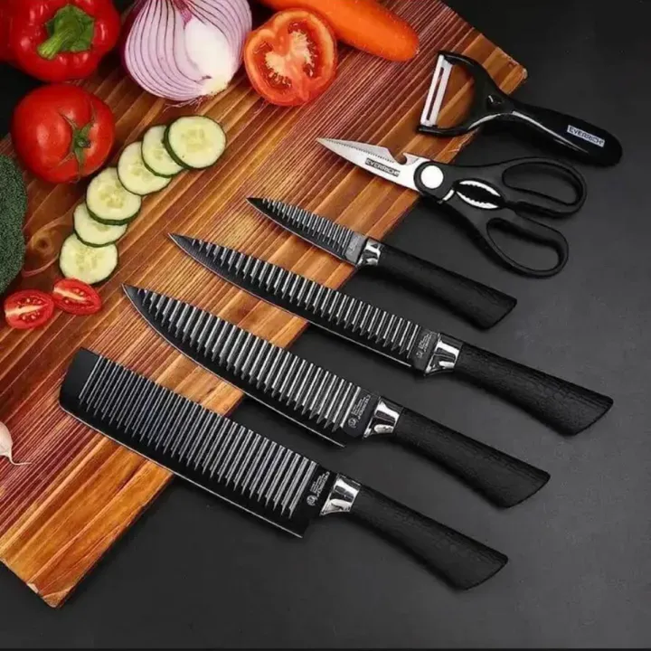 Stainless Steel Zepter Knife 6 Pcs Set For Kitchen In One